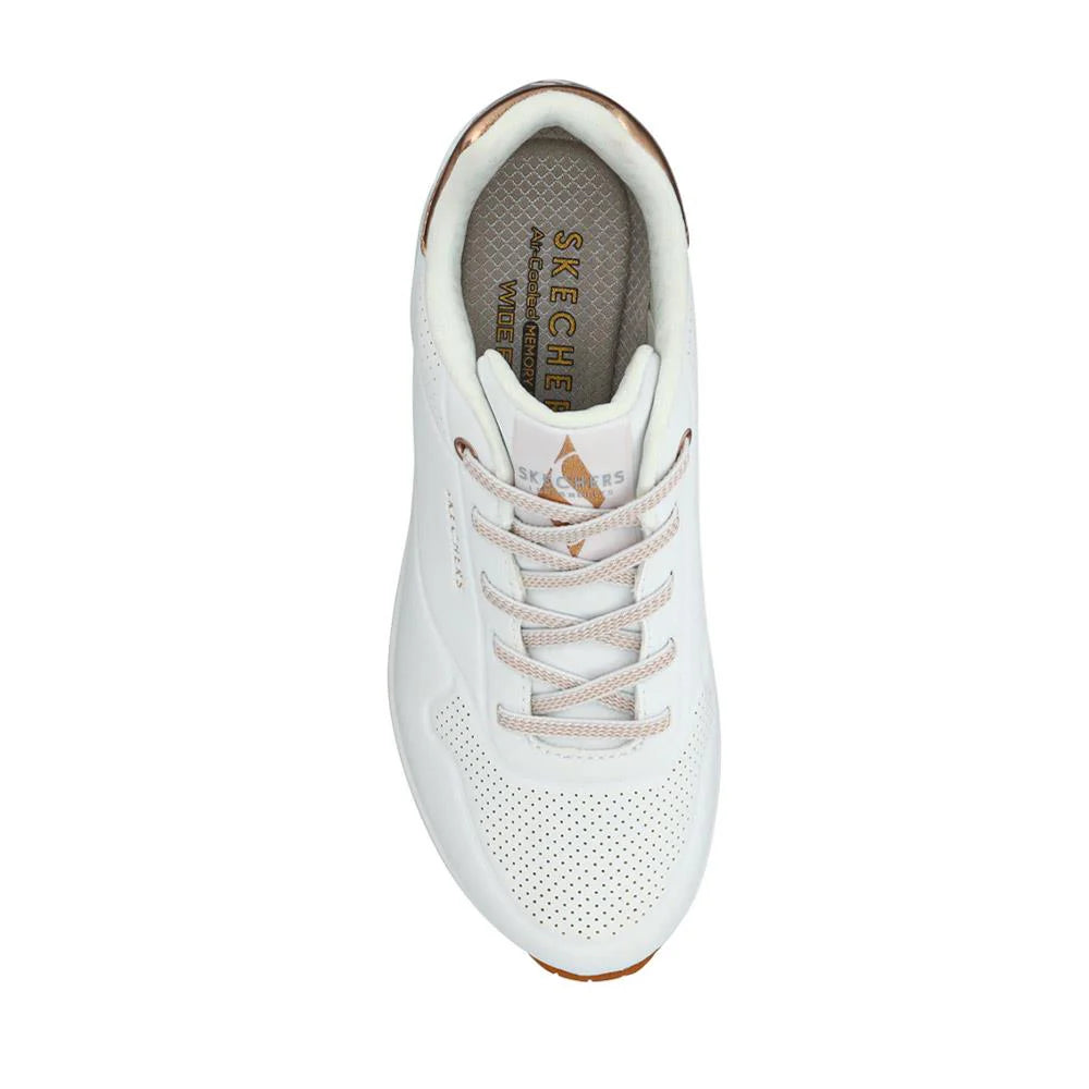 Skecher 155196 Uno (Shimmer Away) White