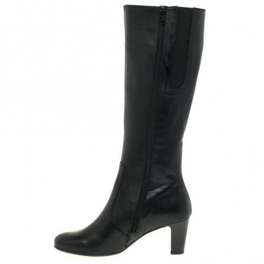 Gabor 35.858.27 Maybe Ladies (s) Black Heeled Long Boot