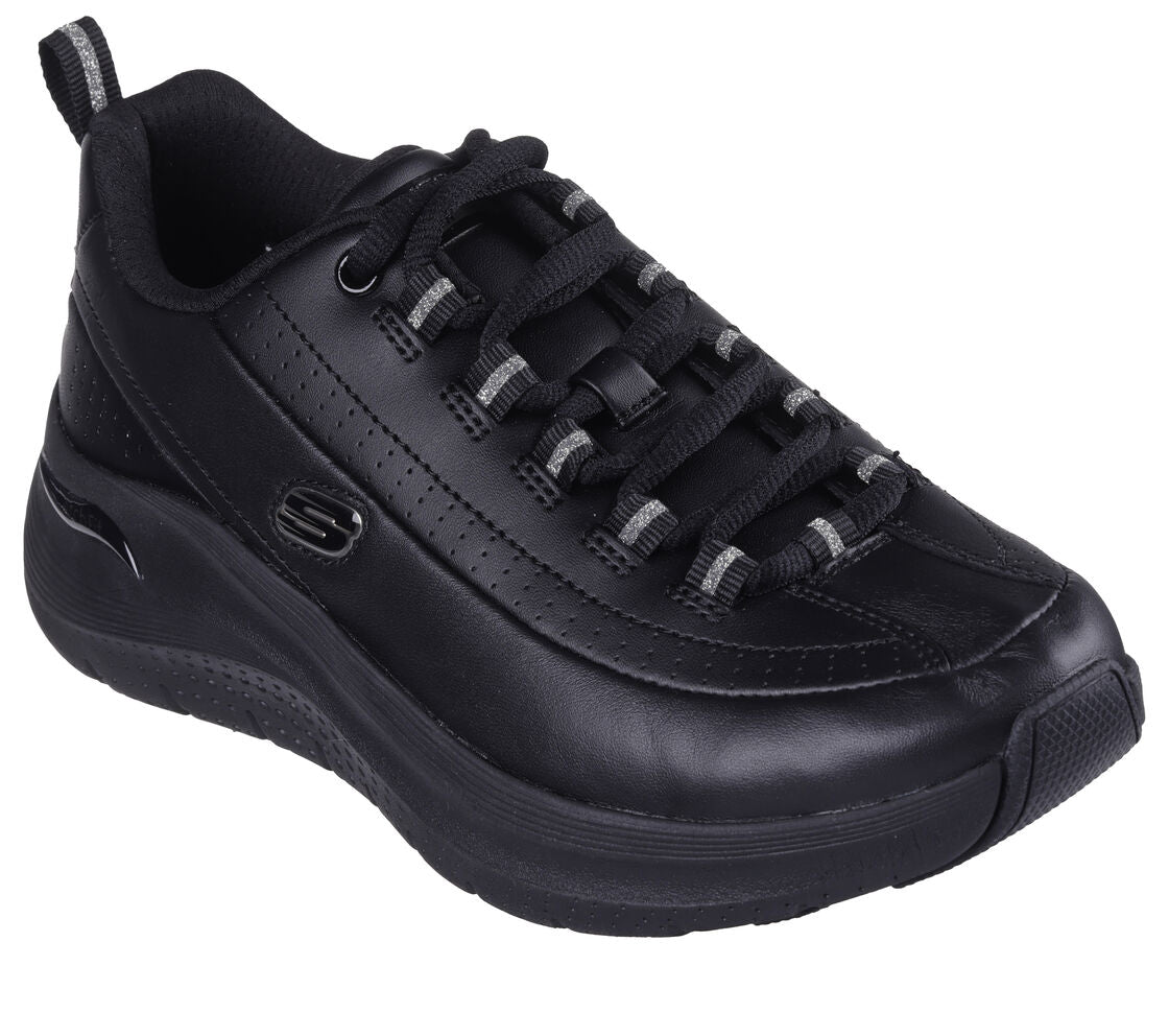 Skecher Ladies 150061 Black Arch Fit (Star Bound) Sneaker