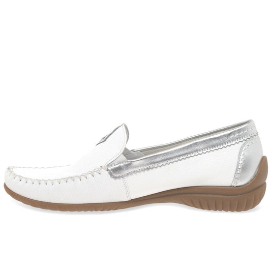 Gabor 66.090.50 Ladies California White/Silver Shoe