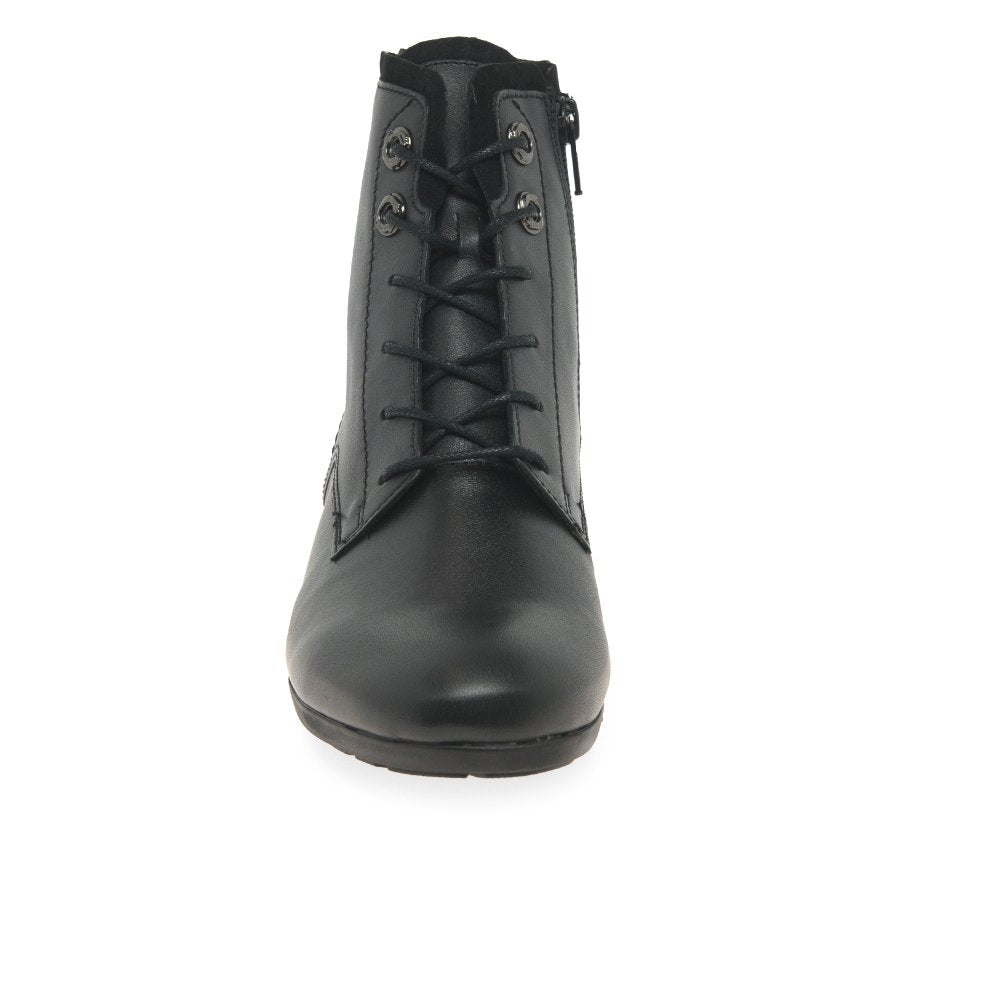 Gabor 52.715.57 Boat Ladies Black Ankle Boots
