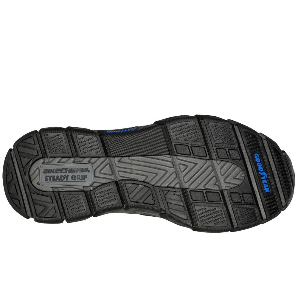 Skecher 204810 Mens Black Elgin Slip In Shoe