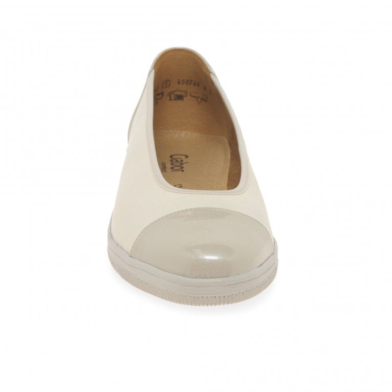 Gabor 46.042.53 Petunia Ladies Ivory/Puder Low Wedge