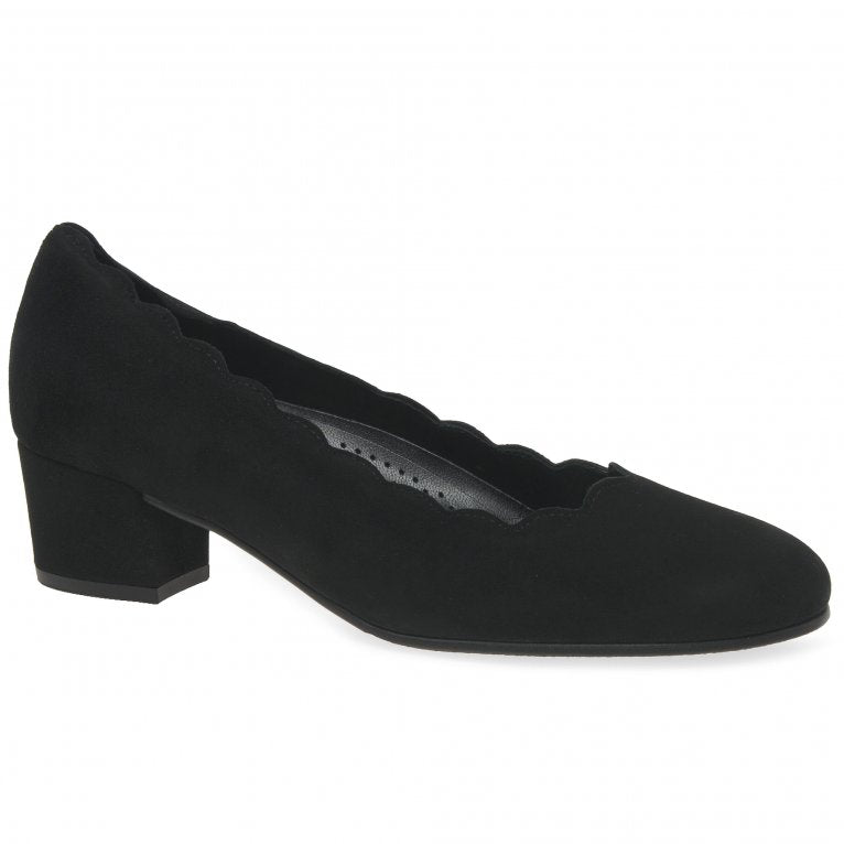 Gabor 72.221.47 Ladies Gigi Black Womens Court Shoes