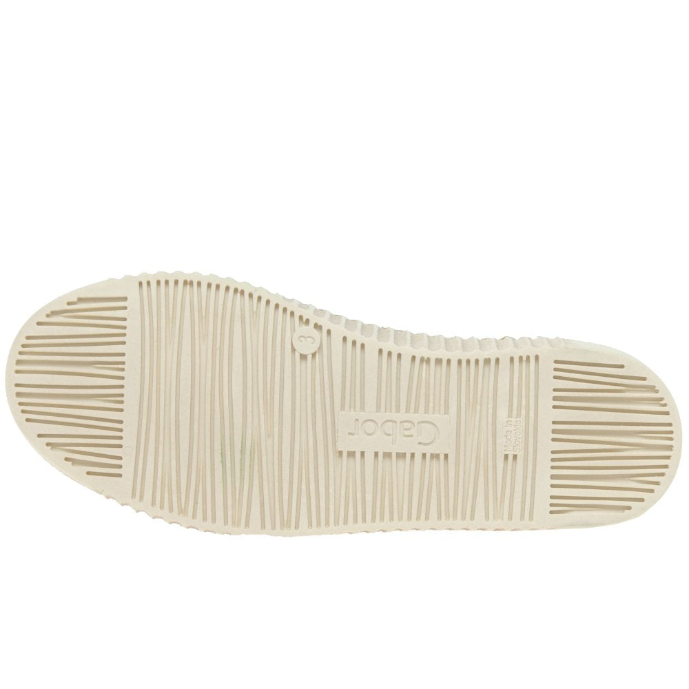 Gabor 43.334.19 Ladies Wisdom Green Suede Trainers