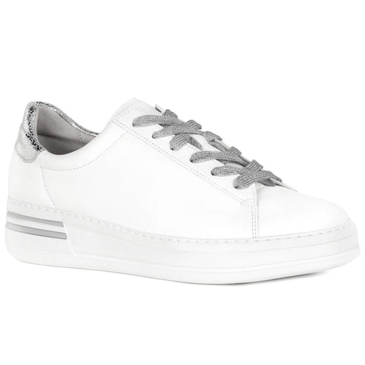 Gabor 66.395.51 Keystone White/Argento Trainer