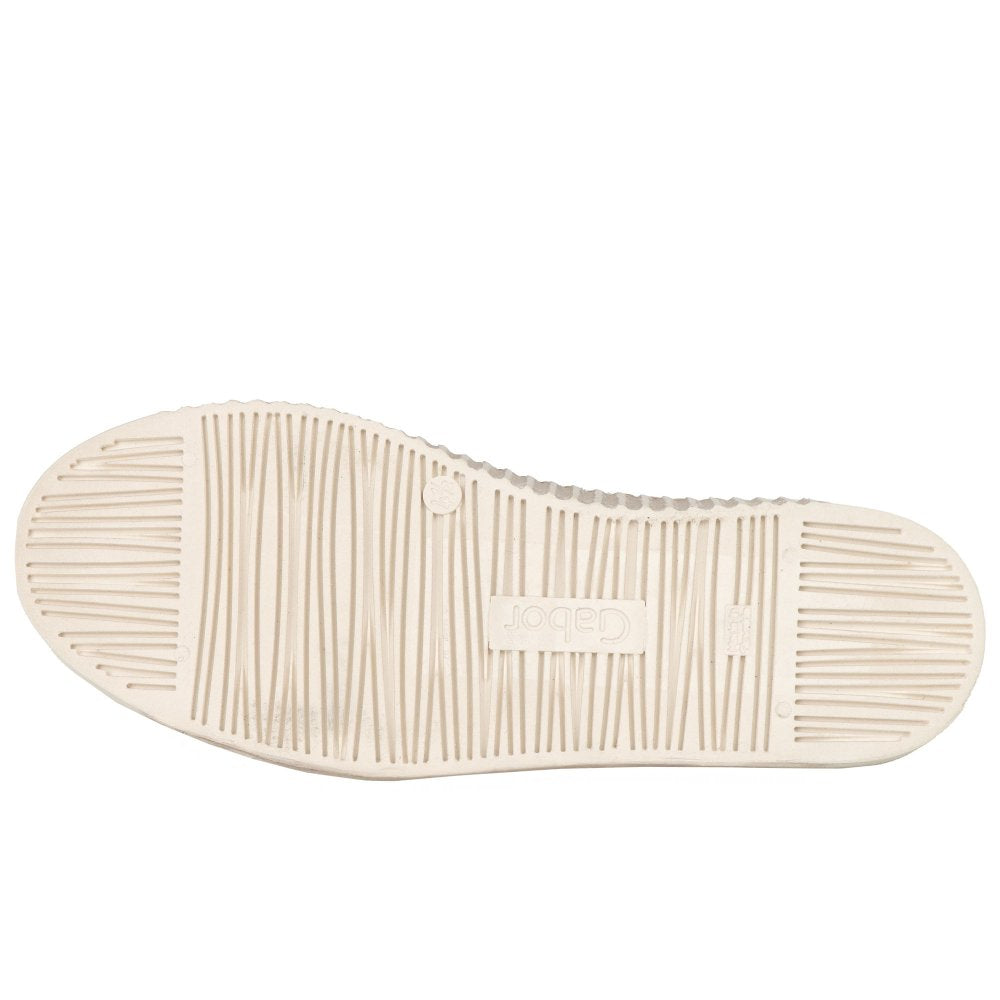 Gabor 63.334.62 Ladies Wisdom Puder Leather Trainer