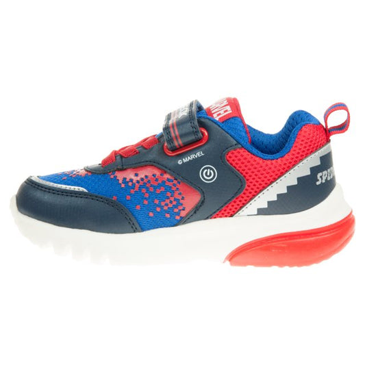 Geox J45LBP J Cieberdron Boys Spiderman Navy/Red