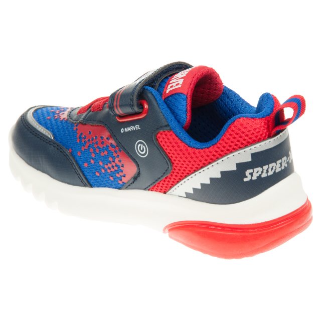 Geox J45LBP J Cieberdron Boys Spiderman Navy/Red