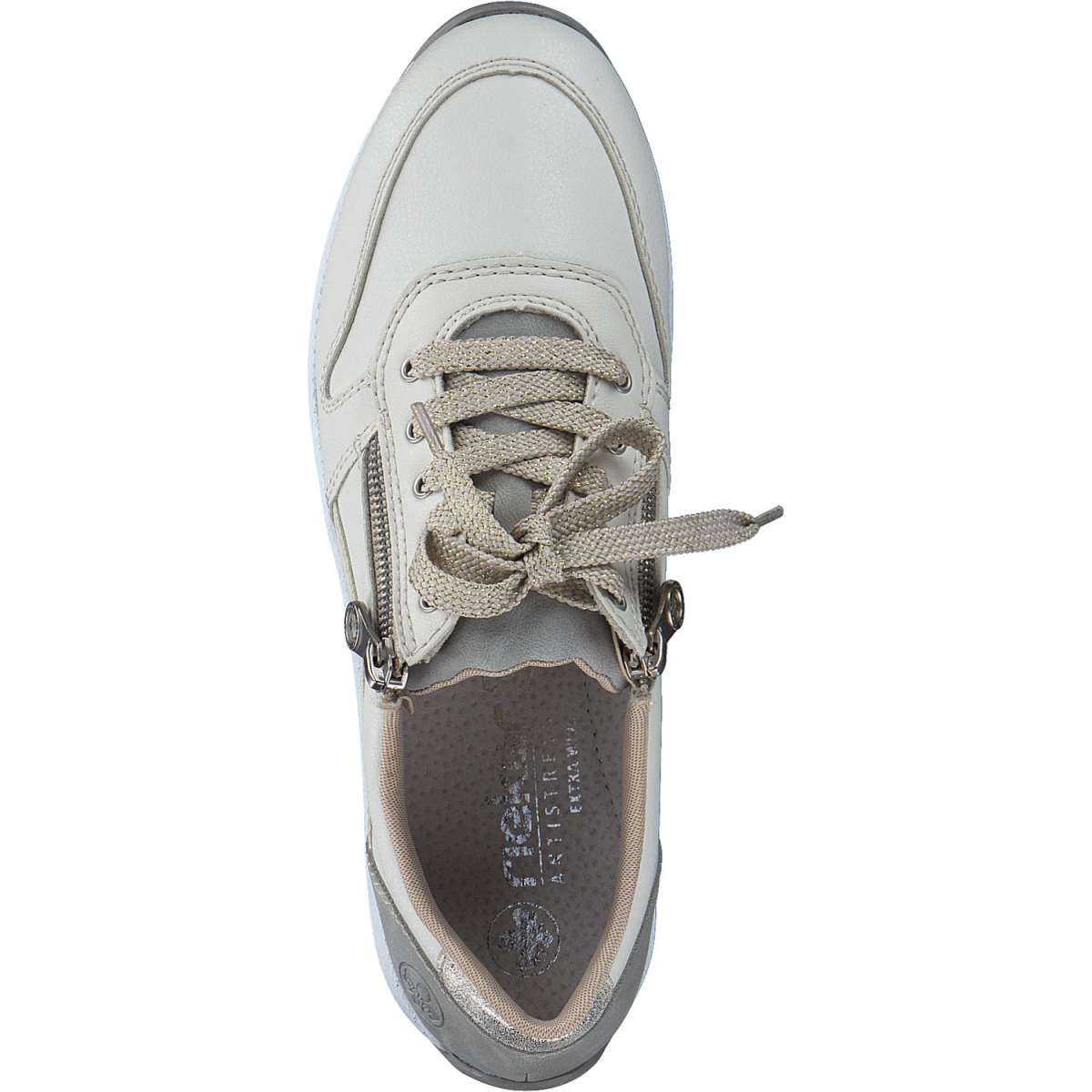 Rieker N1100-80 Off White Ladies Trainer