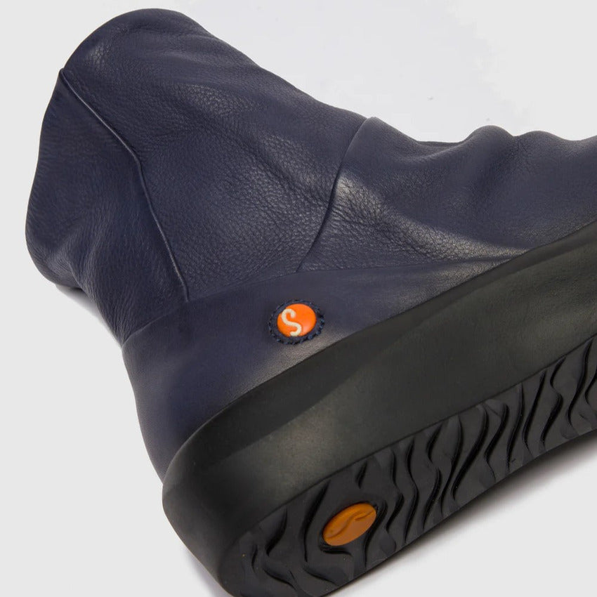 Softinos P90055001 Ladies Navy Ankle Boot