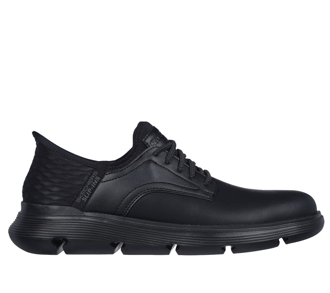 Skecher 205046W Mens Slip-In Wide Fit Garza-Gervin Black