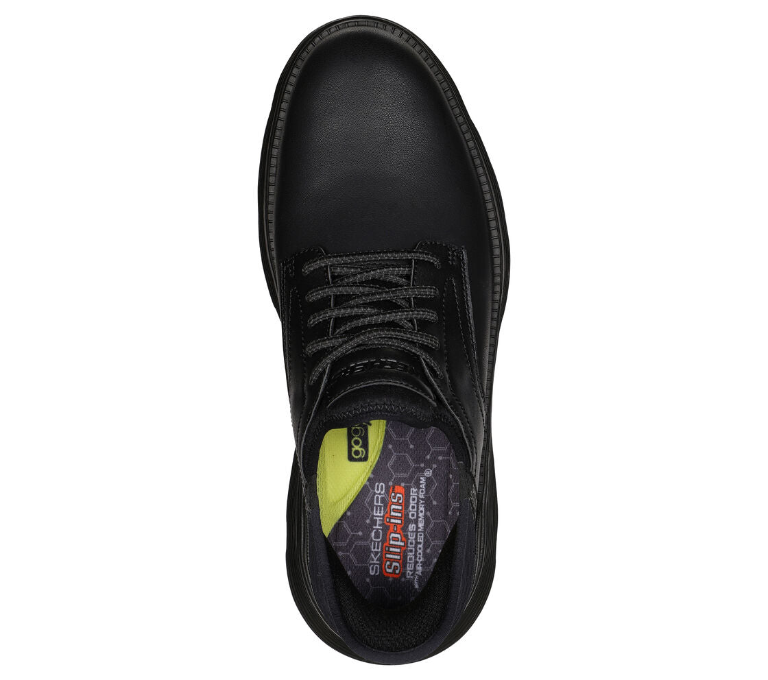 Skecher 205046W Mens Slip-In Wide Fit Garza-Gervin Black