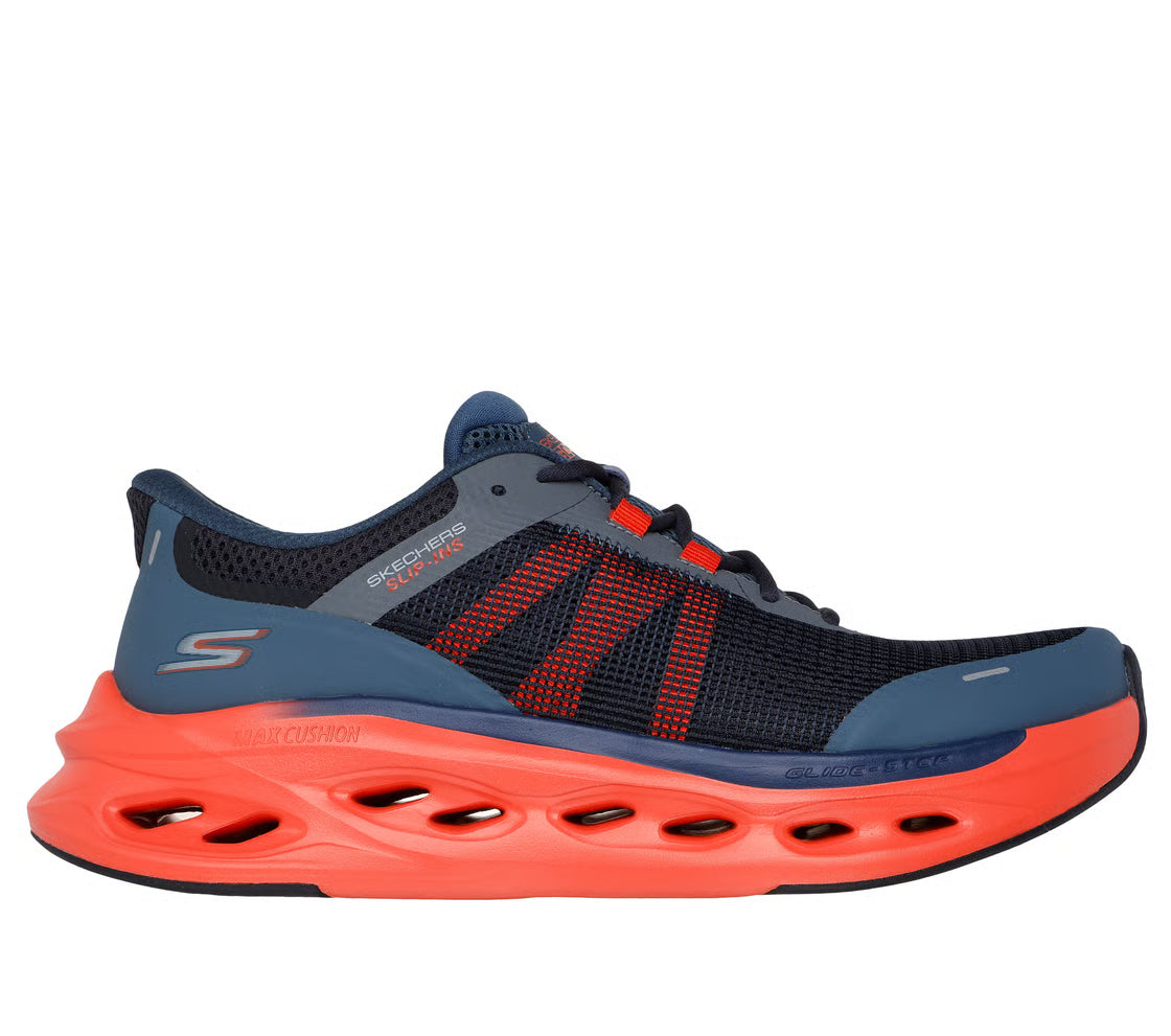 シュウ　0724 Skecher 220422(NVOR) Mens Max Cushioning Slip-In (Glide Step