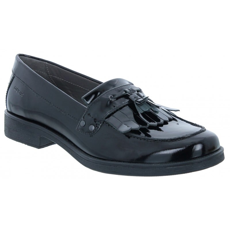 Geox J4449A Agata Girls Black Patent