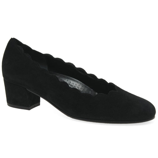 Gabor 32.221.47 Gigi Ladies Black Gigi Womens Court Shoes