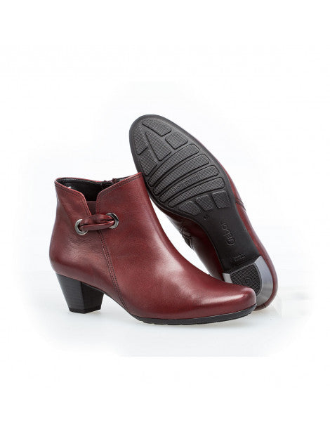 Gabor 32.827.58 Ladies Keegan Dark Red Ankle Boots