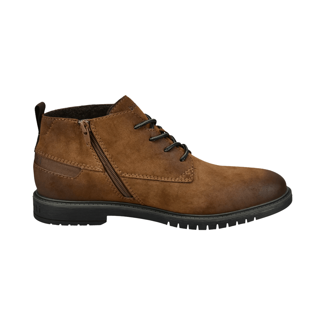 Bugatti 335-AHE32-5900 Mens Brown Nubuck Lace Boot