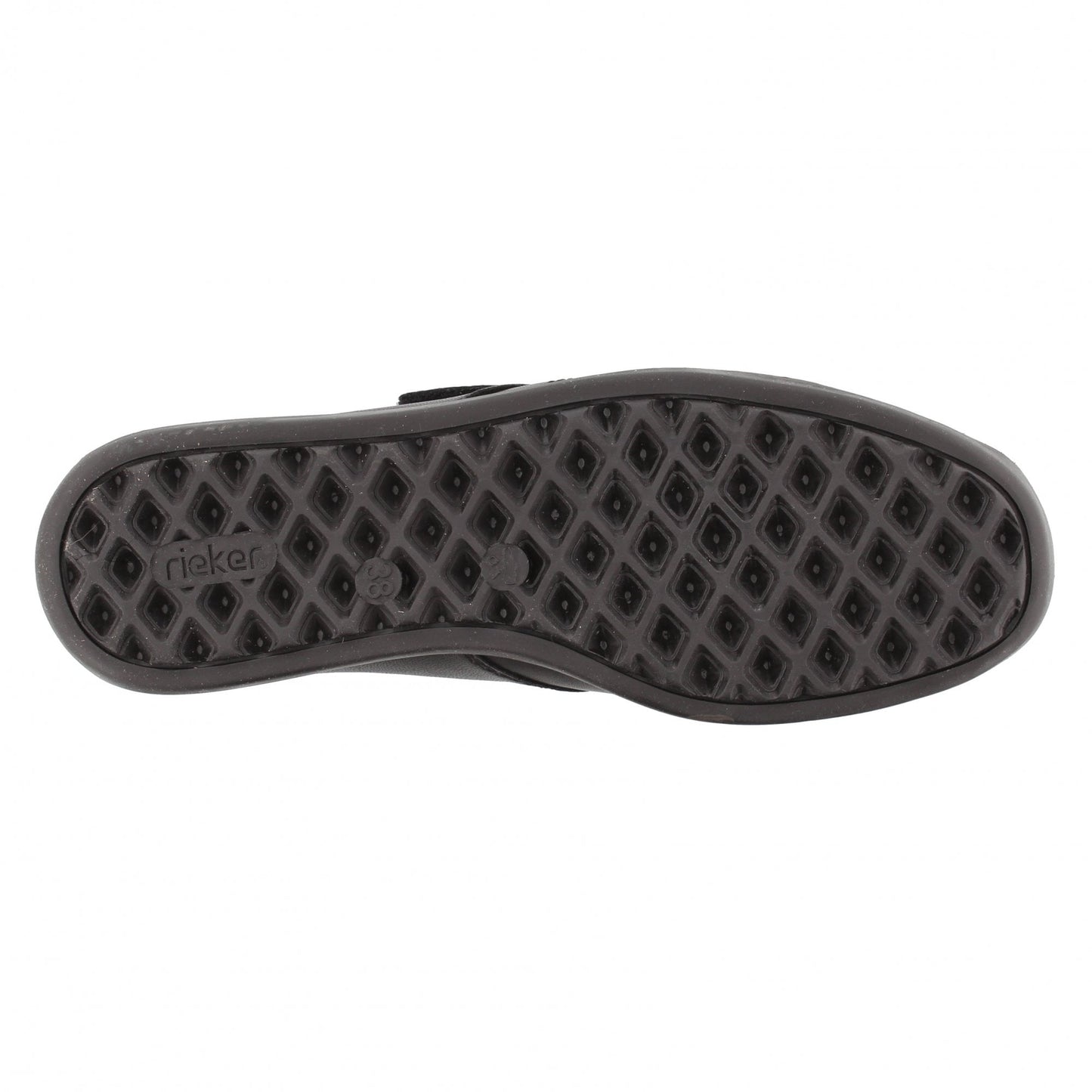 Rieker 44262-00 Ladies Black Velcro Shoe