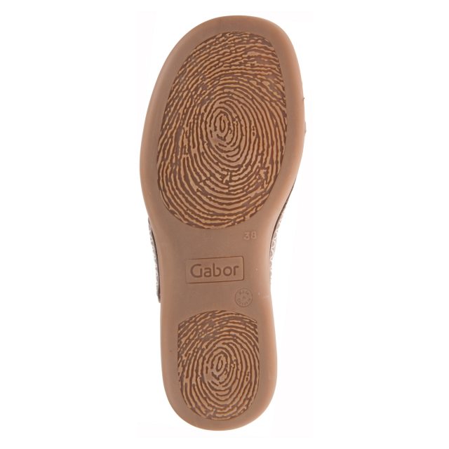 Gabor 03.700.13 Ladies Lanzarote Fumo Toe Post