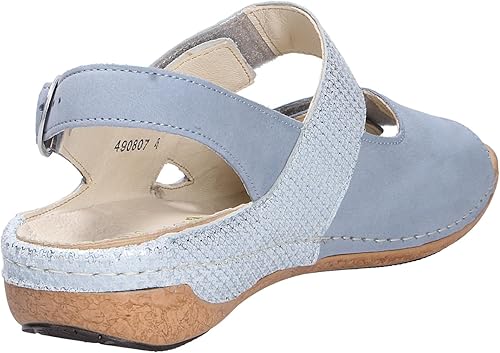 Waldlaufer 342002 212 267 Ladies sky/blue sandal
