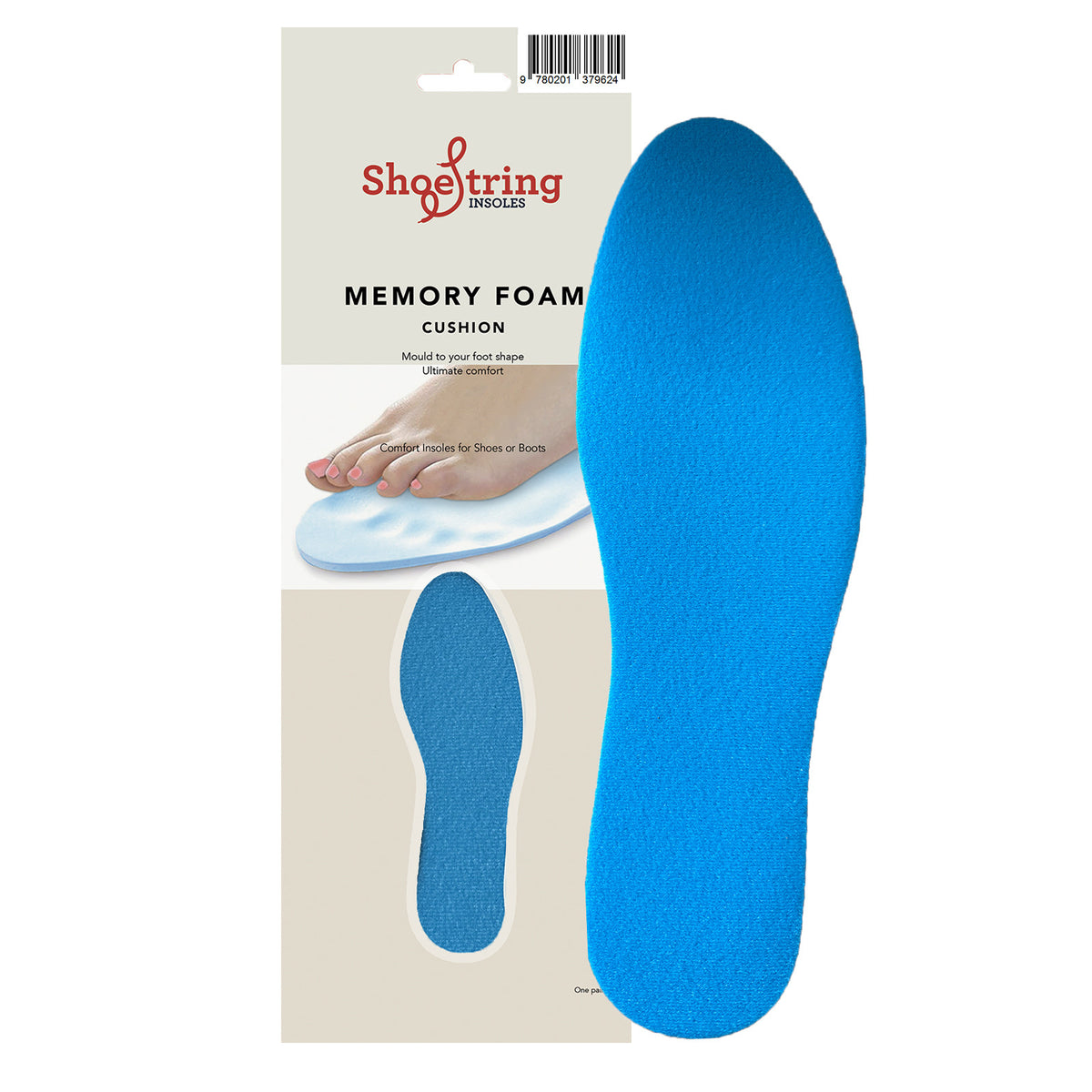 ShoeString Memory Foam Cushion Insoles
