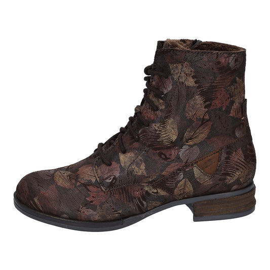 Josef Seibel Ladies Sanja 01 Floral Print Ankle Boots 76501 VL272 330