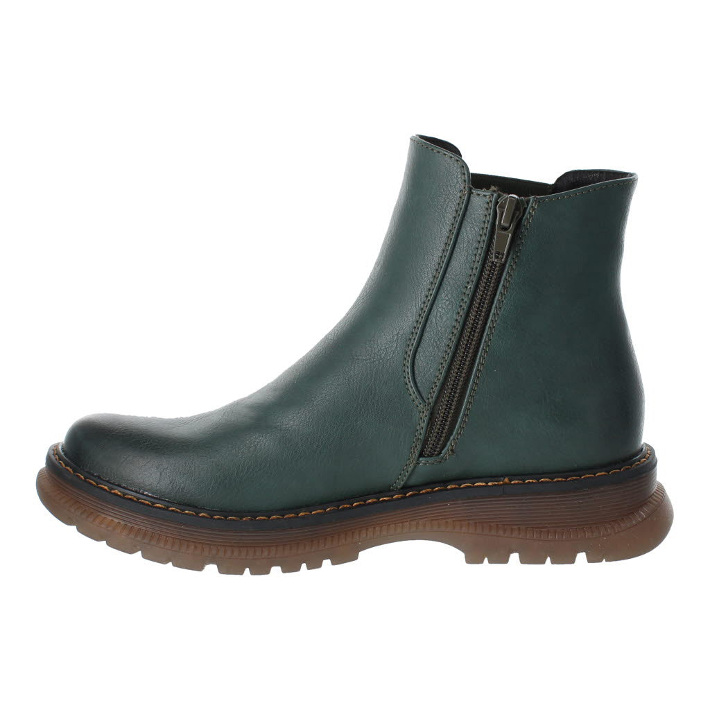 Westland ladies boots 769522 782 600 Green Tumbled Pu