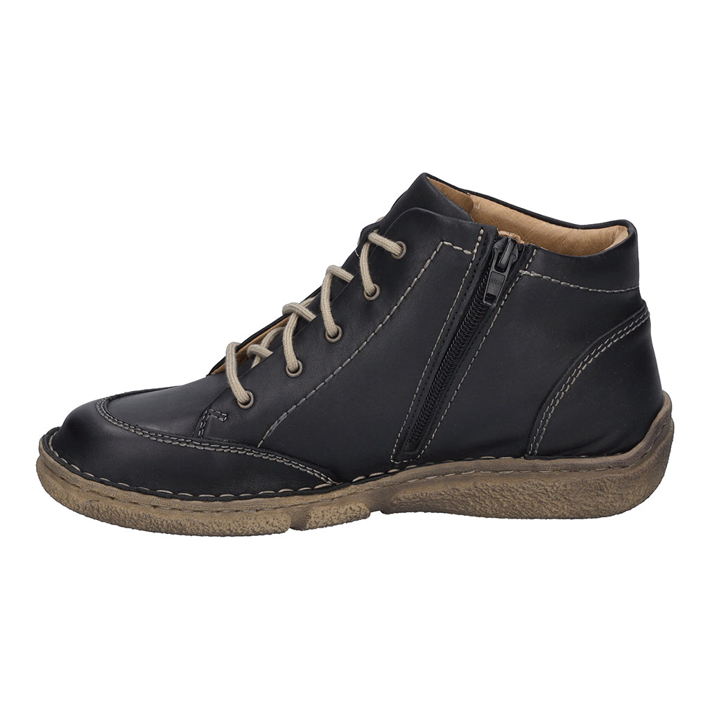 Josef Seibel Ladies Neele 01 Black Ankle Boots 85101 950 101