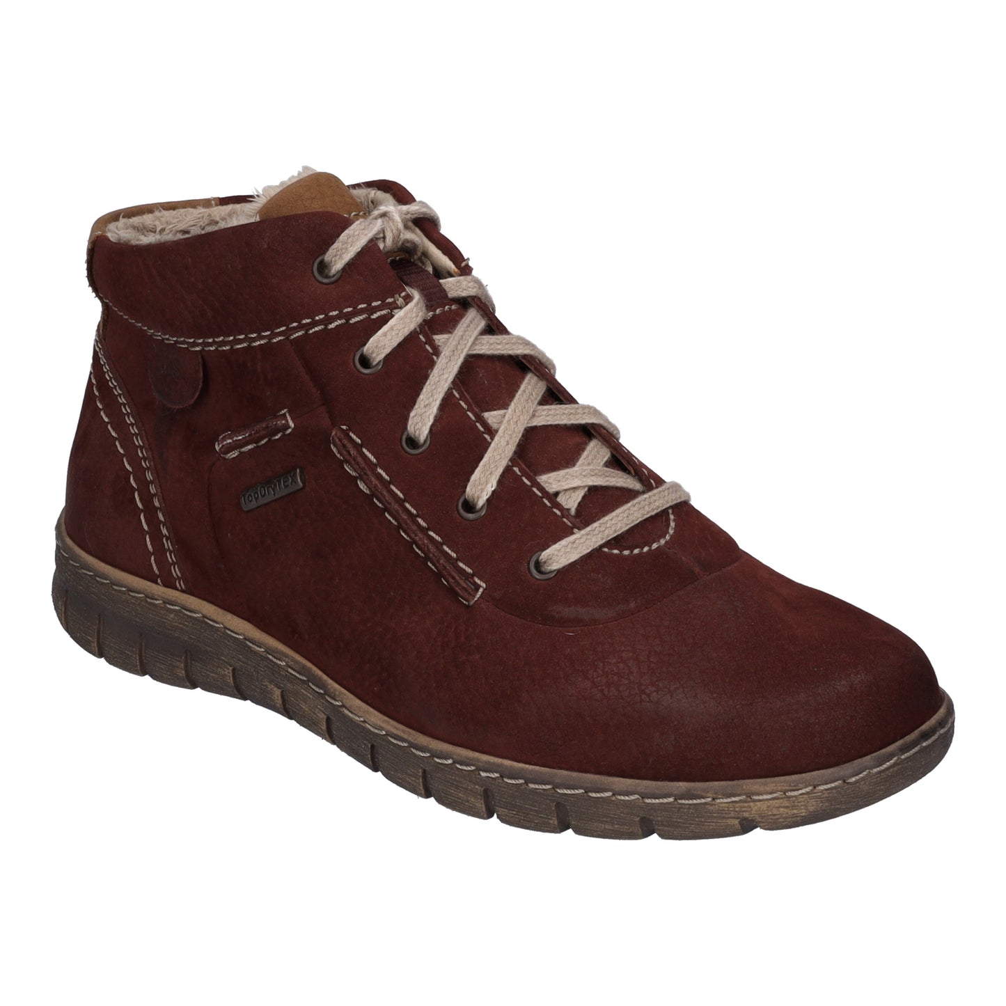 Josef Seibel Ladies Steffi 53 Bordo Waterproof Ankle Boots 93153 Vl869 410