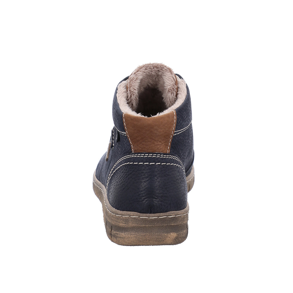 Josef Seibel Ladies Steffi 53 Blue Waterproof Ankle Boots 93153 Vl869 531