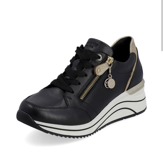 Remonte D0T03 Ladies Green Trainer