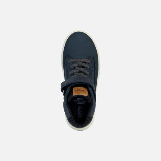 Geox J16MFA Bunshee Boys Navy/Black Waterproof HighTop