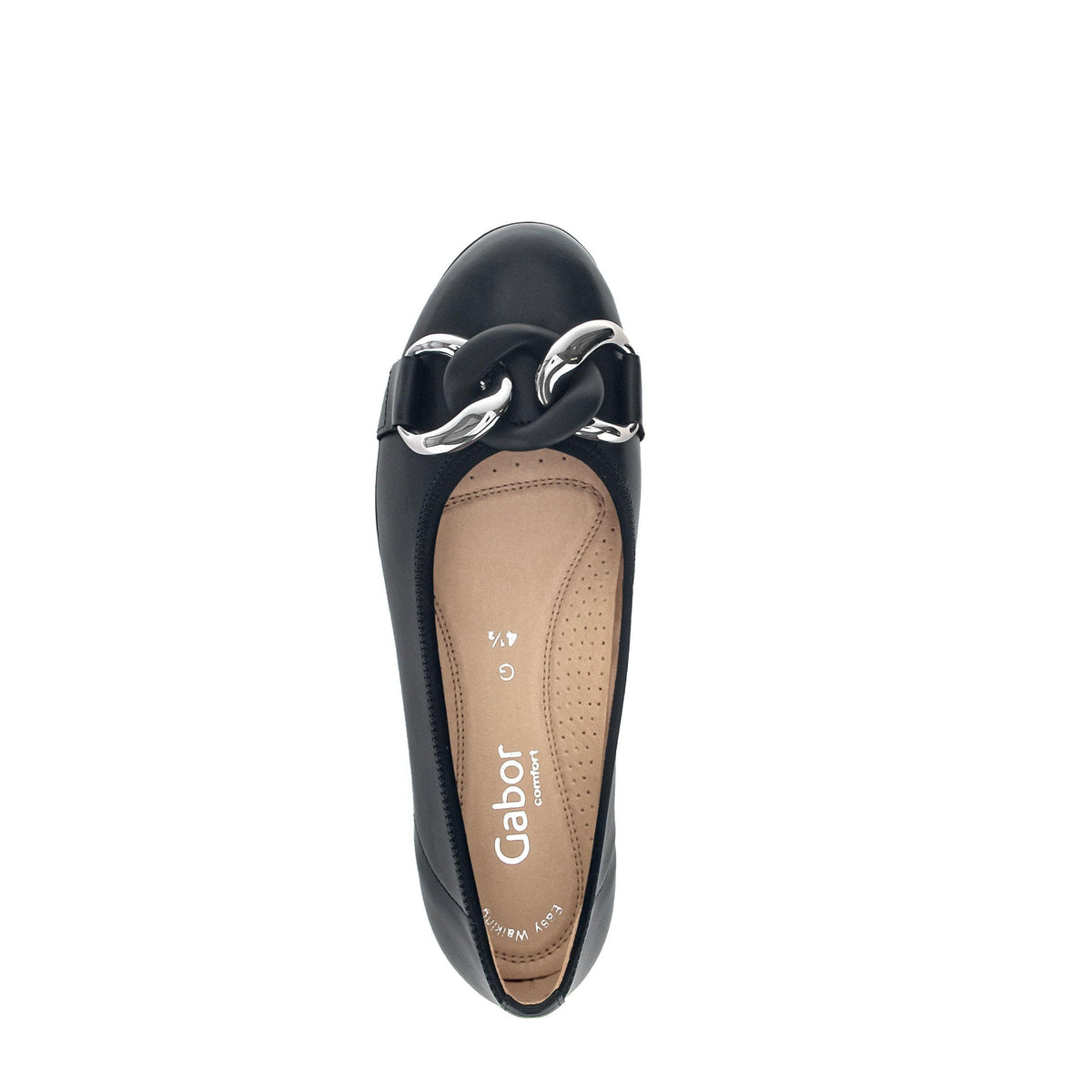 Gabor 42.625.27 Sabia Black Leather Pump