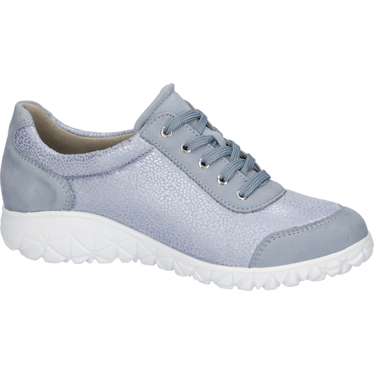 Waldlaufer H89001 237 267 Havy Sky Zipper & Lace Trainer