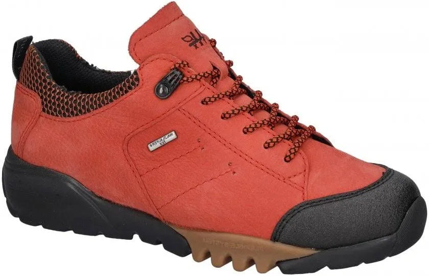 Waldlaufer 787952 408 087 Ladies Orange Water Proof Walking Shoe