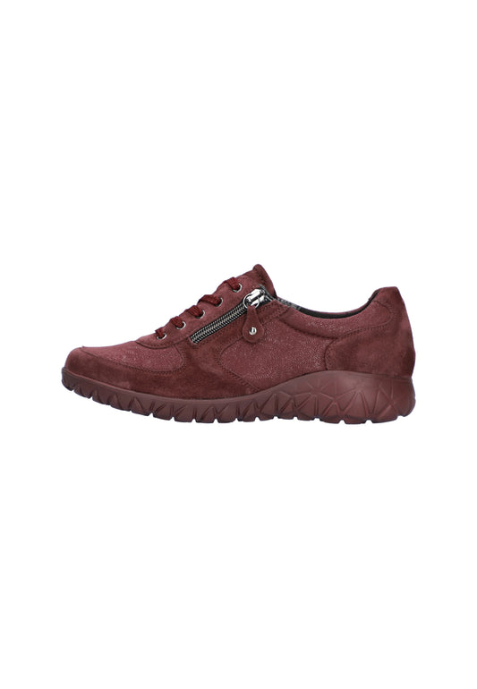 Waldlaufer H89001 242 020 Havy Bordo Zipper & Lace Trainer
