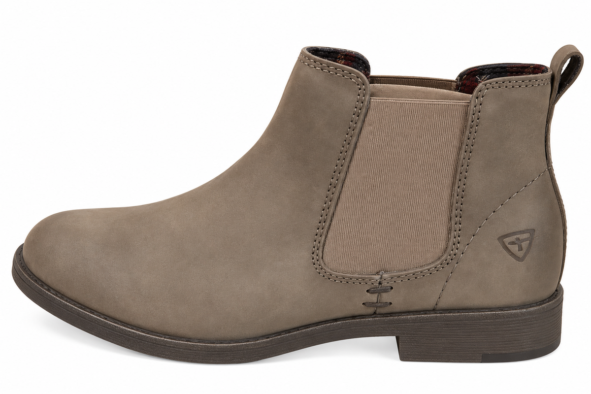 Tamaris 1-25071-27 Taupe Chelsea Boot