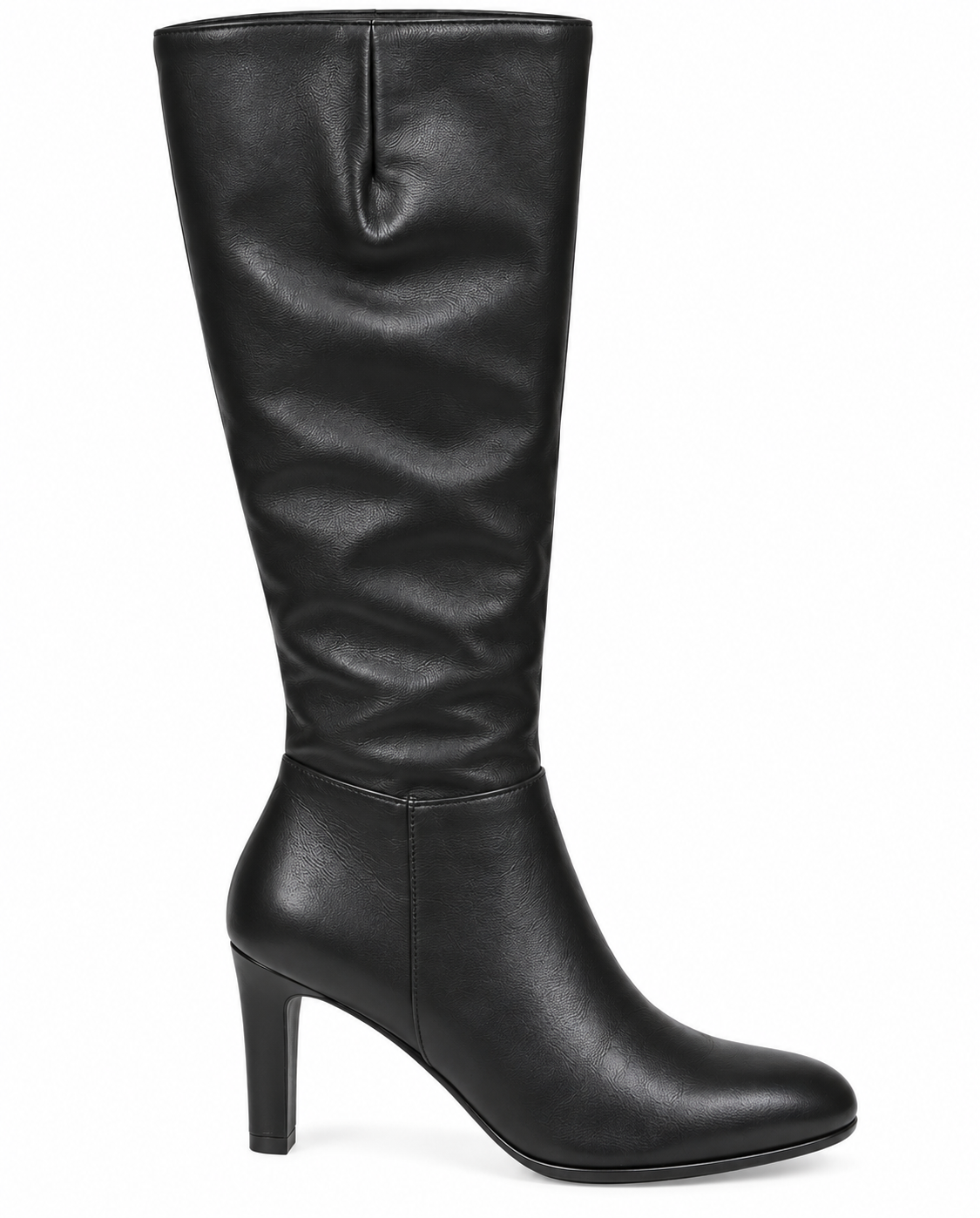 Tamaris 1-25563-25 Black Knee-Length Heeled Boot