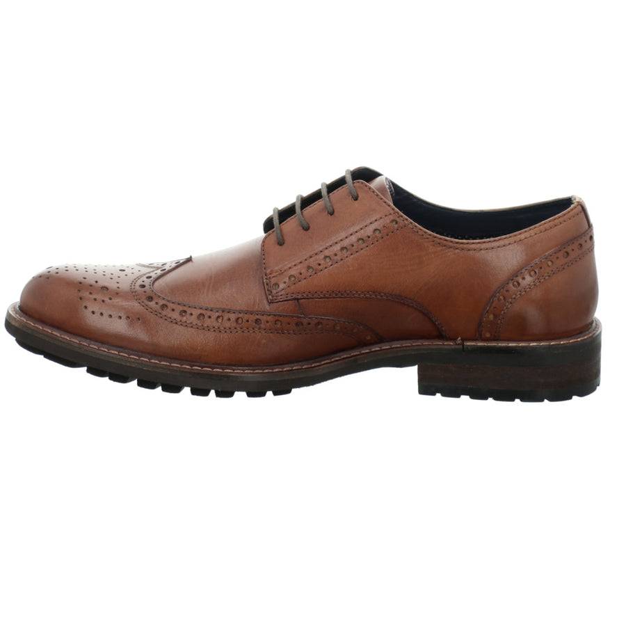 Josef Seibel Mens Jasper 53 Brown Brogue Style Shoes 24753 Te786 370