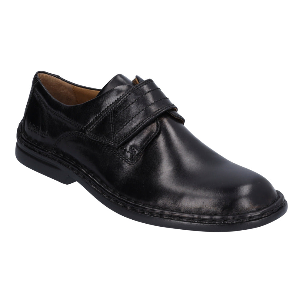 Josef Seibel Mens Vigo 09 Black Smart Leather Shoes 27282 43 600