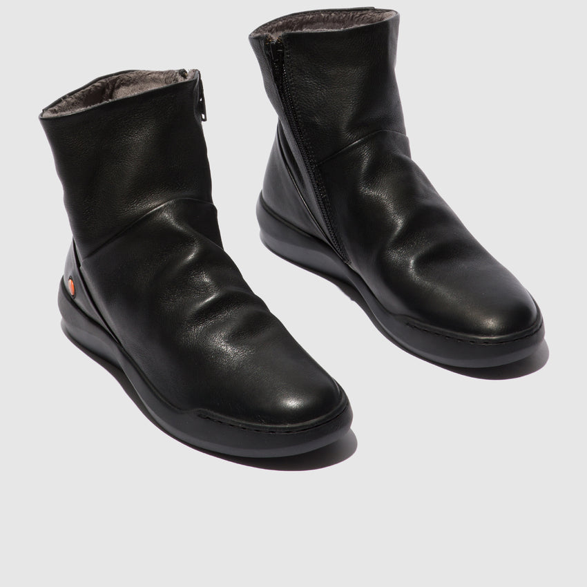 Softinos P900550000 Ladies Black Ankle Boot