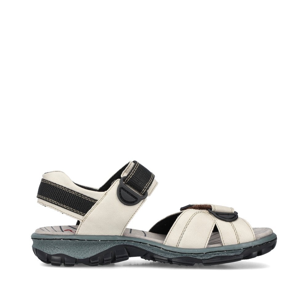 Rieker 68851-80 Ladies White Walking Sandal