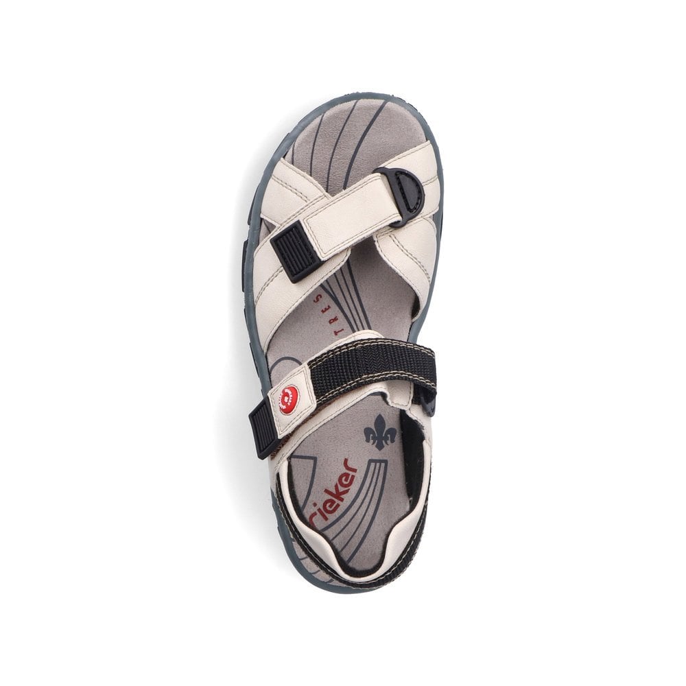 Rieker 68851-80 Ladies White Walking Sandal