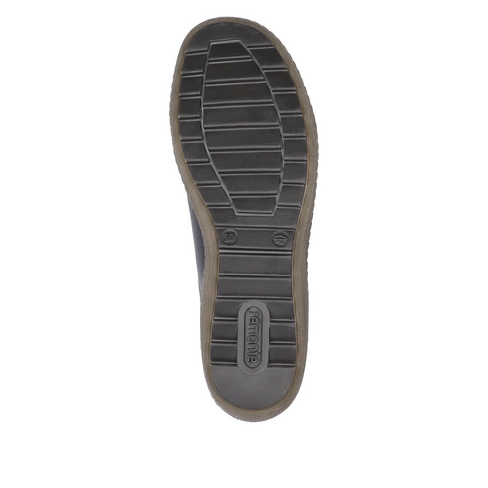 Remonte R1402-16 Blue Leather Combi Shoe