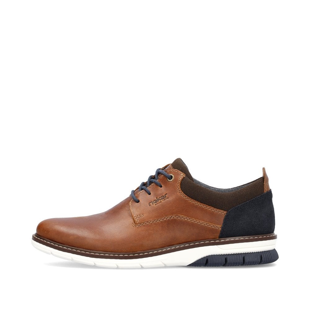 Rieker 14405-24 Mens Brown Slip On Shoe