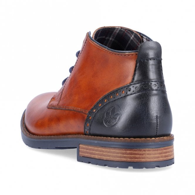 Rieker 14605-22 Mens Brown Lace Boot
