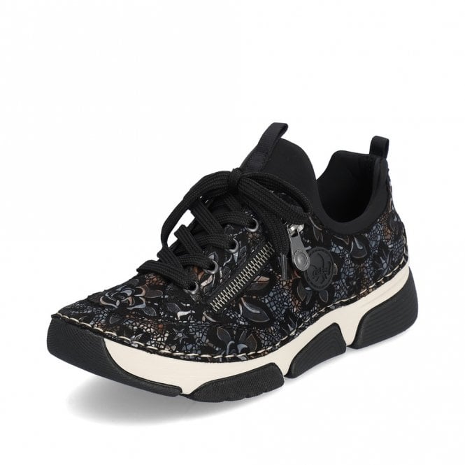 Rieker 45973-90 Ladies Metallic Walking Shoe