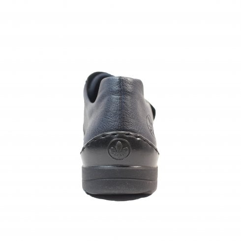 Rieker Ladies 48951-14 Blue Velcro Shoe