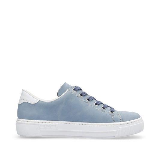 Rieker L8802-10 Blue Combi Ladies Trainers